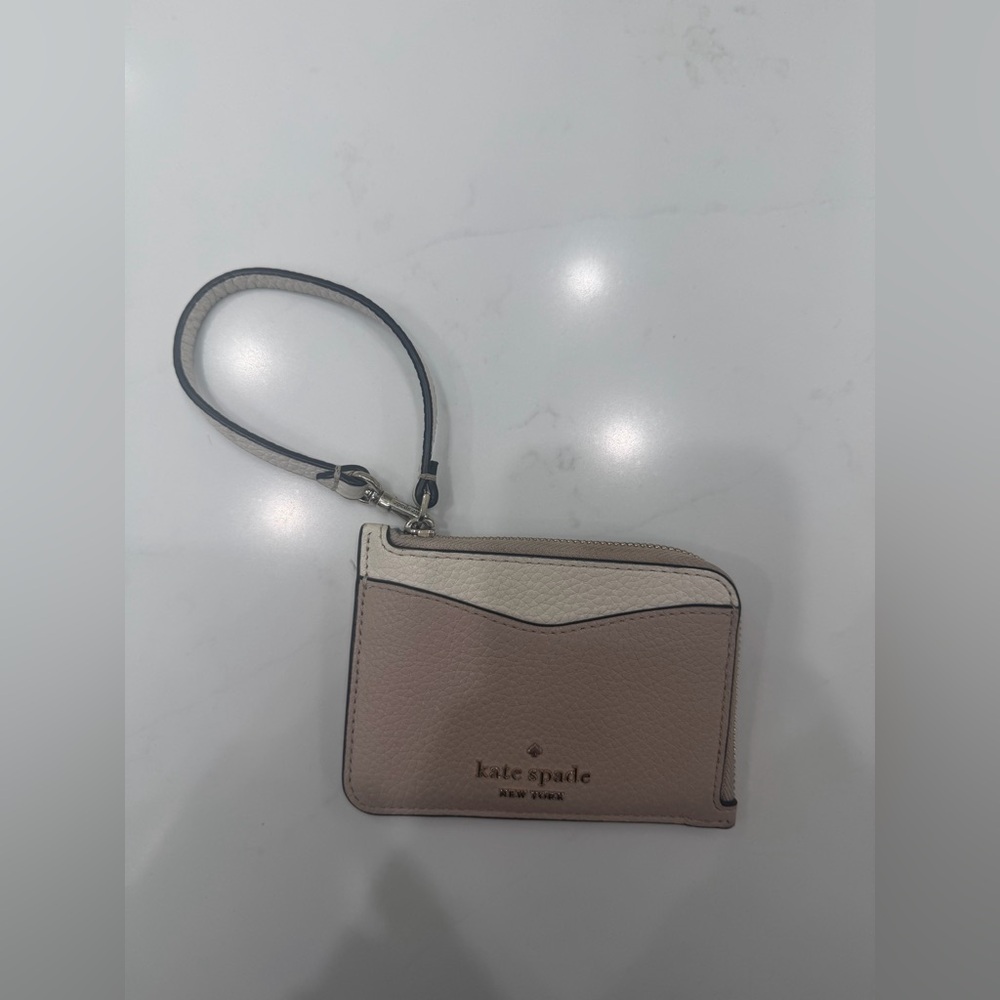 Kate Spade Blush and Ivory Wristlet